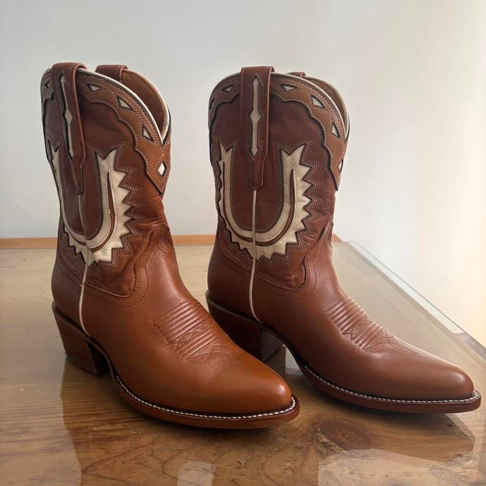 Tecovas Women's Brown and Tan Boots